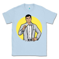 Dusty Blue sterling archer Classic Tee - DesigneFamous