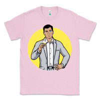 Bubblegum Pink sterling archer Classic Tee - DesigneFamous