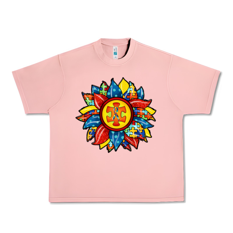 Autism Sunflower Urban Heavy Tee by RacoonDesign | Teevron