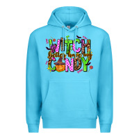 Ocean Blue witch better have my candy Premium Hoodie - AdoDesignShop
