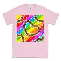 Bubblegum Pink Pride lgbtq leopard heart balloons pattern Classic Tee - BundleAndBundleShop