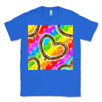 True Royal Pride lgbtq leopard heart balloons pattern Classic Tee - BundleAndBundleShop