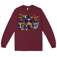 Burgundy police gnome Long Sleeve Tee - BarkalooDesign