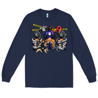 Navy police gnome Long Sleeve Tee - BarkalooDesign
