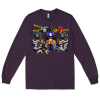 Plum police gnome Long Sleeve Tee - BarkalooDesign