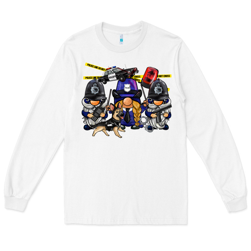 Police Gnome Long Sleeve Tee by BarkalooDesign | Teevron