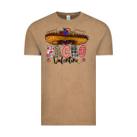 Vintage Coffee festive sombrero and nacho art Vintage Tee - CowhideDigitalArt