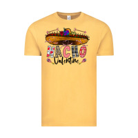 Vintage Mustard festive sombrero and nacho art Vintage Tee - CowhideDigitalArt