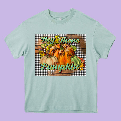 Hey There Pumpkin Mouse Pad Heavy Core Tee Designed By Bundleandbundleshop