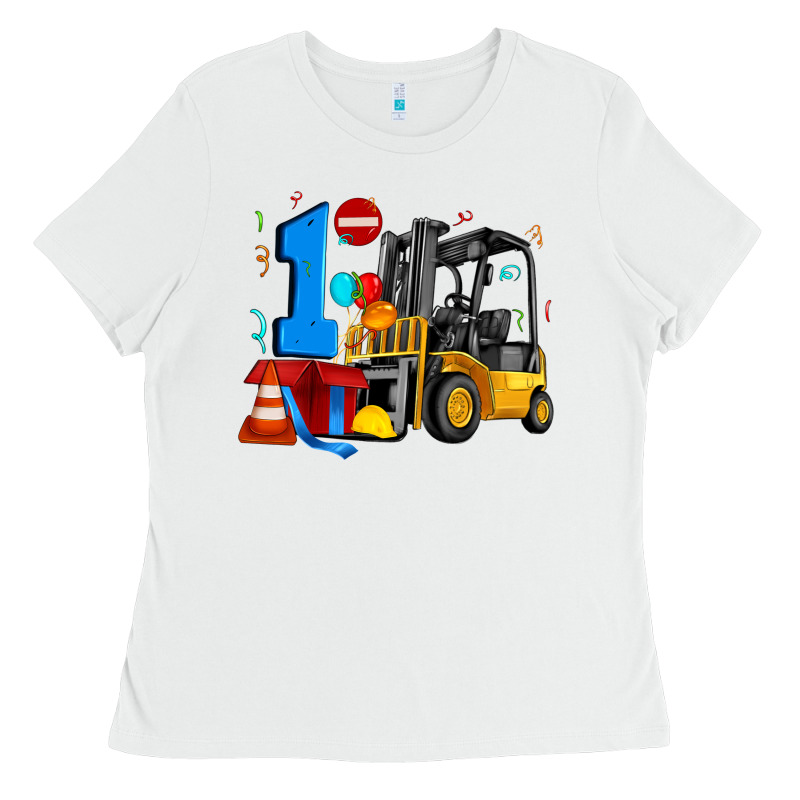 Forklift Birthday One Ladies Tee by Artiststas | Teevron