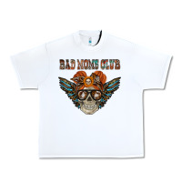 White bad moms club Urban Heavy Tee - RacoonDesign