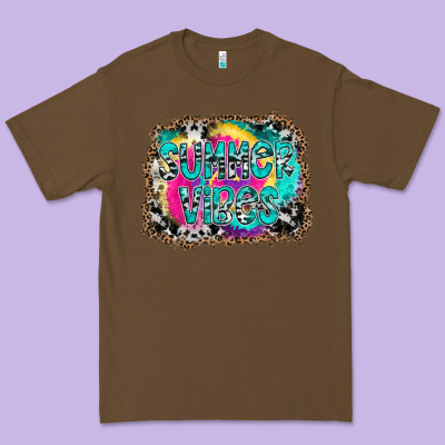 Summer Vibes Premium Tee Designed By Cowhidedigitalart