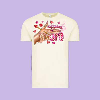 Not Today Cupid Vintage Tee Designed By Cowhidedigitalart