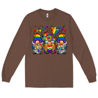Chestnut lgbtq gnome Long Sleeve Tee - BarkalooDesign