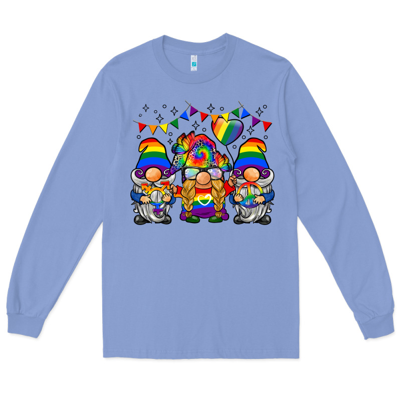 Lgbtq Gnome Long Sleeve Tee by BarkalooDesign | Teevron