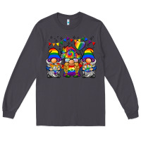 Smoke lgbtq gnome Long Sleeve Tee - BarkalooDesign