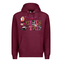 Burgundy oh sip its a girls trip Premium Hoodie - AdoDesignShop