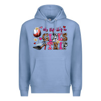 Colony Blue oh sip its a girls trip Premium Hoodie - AdoDesignShop