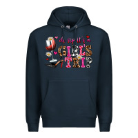 Navy oh sip its a girls trip Premium Hoodie - AdoDesignShop