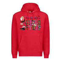 Red oh sip its a girls trip Premium Hoodie - AdoDesignShop