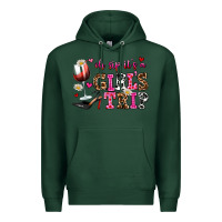 Sports Green oh sip its a girls trip Premium Hoodie - AdoDesignShop