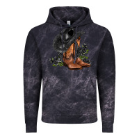 Cloud Black black cowgirl  and roses Vintage Hoodie - AdoDesignShop