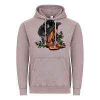 Vintage Zinc black cowgirl  and roses Vintage Hoodie - AdoDesignShop