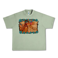 Oil Green chicken western Urban Heavy Tee - RacoonDesign