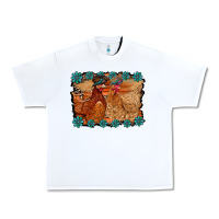 White chicken western Urban Heavy Tee - RacoonDesign
