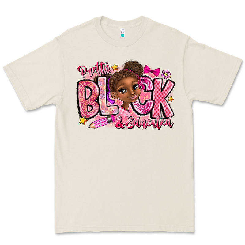 Pretty Black Educated Premium Tee by CowhideDigitalArt | Teevron