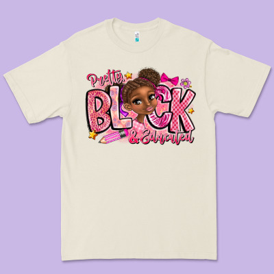 Pretty Black Educated Premium Tee Designed By Cowhidedigitalart