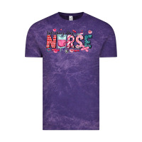 Cloud Purple Nurse Valentine Vintage Tee - CowhideDigitalArt