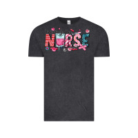 Vintage Black Nurse Valentine Vintage Tee - CowhideDigitalArt