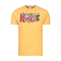 Vintage Mustard Nurse Valentine Vintage Tee - CowhideDigitalArt