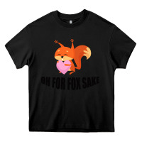 Black Oh, For Fox Sake Heavy Core Tee - Bettercallsaul
