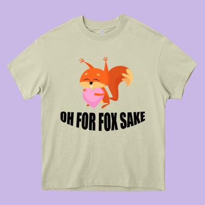 Oh, For Fox Sake Heavy Core Tee Designed By Bettercallsaul