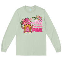 Matcha in october we wear pink gnome Long Sleeve Tee - BarkalooDesign