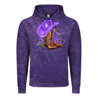 Cloud Purple purple cowgirl  and roses Vintage Hoodie - AdoDesignShop