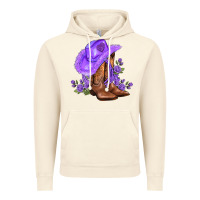 Vintage Artic purple cowgirl  and roses Vintage Hoodie - AdoDesignShop