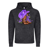 Vintage Black purple cowgirl  and roses Vintage Hoodie - AdoDesignShop