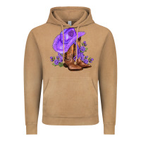 Vintage Camel purple cowgirl  and roses Vintage Hoodie - AdoDesignShop