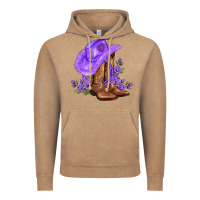 Vintage Coffee purple cowgirl  and roses Vintage Hoodie - AdoDesignShop