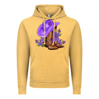 Vintage Mustard purple cowgirl  and roses Vintage Hoodie - AdoDesignShop