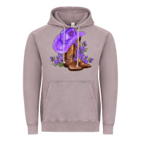 Vintage Zinc purple cowgirl  and roses Vintage Hoodie - AdoDesignShop