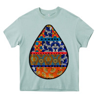 Arona african fabric pattern teardrop earrings 4 Heavy Core Tee - BundleAndBundleShop