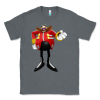 Charcoal Heather doctor eggman Classic Tee - DesigneFamous