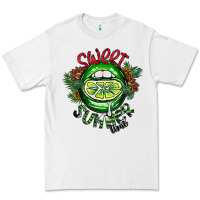 White summer time Premium Tee - CowhideDigitalArt
