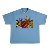 Pebble Blue cricket mom Urban Heavy Tee - RacoonDesign