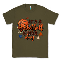Army Green it's a basketball kinda day Classic Tee - FaDigitalArtStudio