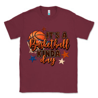 Burgundy it's a basketball kinda day Classic Tee - FaDigitalArtStudio